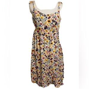 New Old Navy Floral Tie Strap Dress